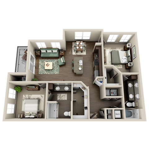 Arden Woods B4 Floor Plan
